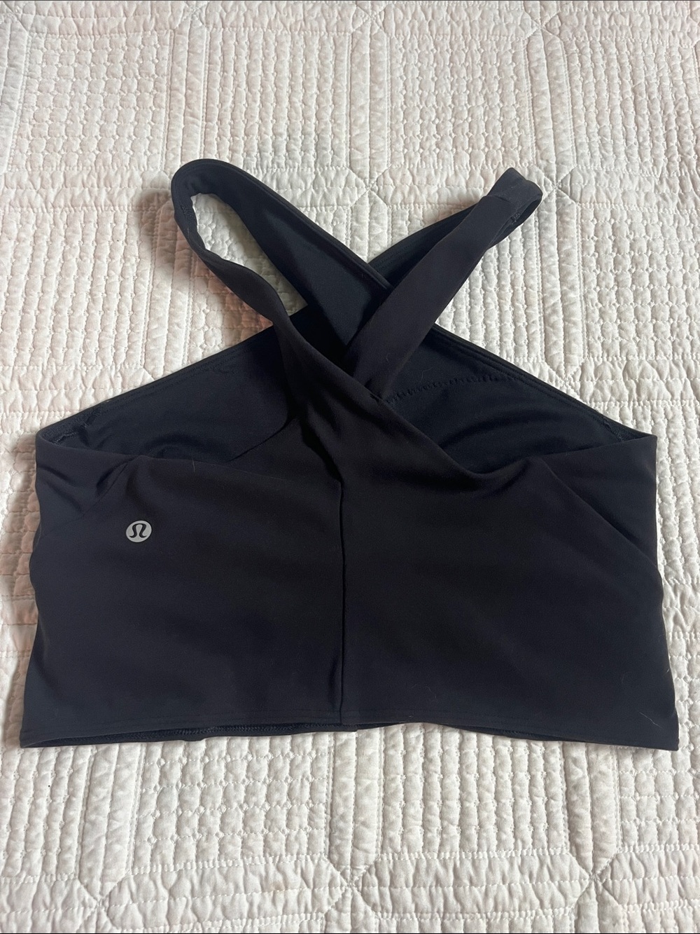 lululemon athletica Black Crisscross Back Sports Bra